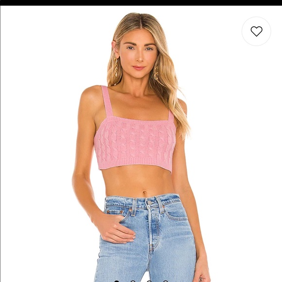 525 America | Cable Tiny Tank In Flamingo Pink - Picture 2 of 11